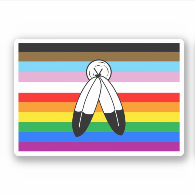 Two-Spirit LGBTQ+ Progress Pride Flag (Front)