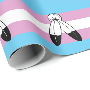 Two-Spirit Trans Pride Flag Wrapping Paper
