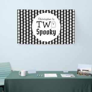 Two Spooky 2nd Birthday Banner