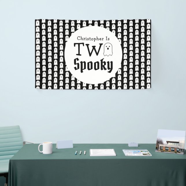 Two Spooky 2nd Birthday Banner (Tradeshow)