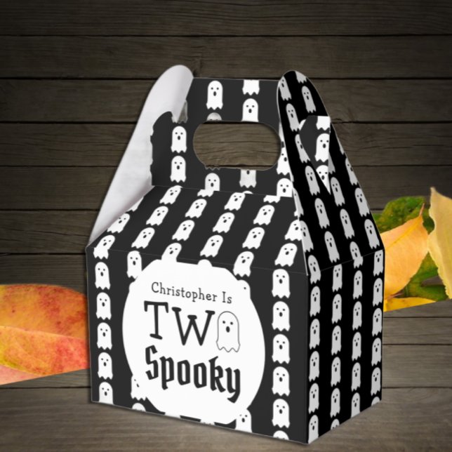 Two Spooky 2nd Birthday Favor Box (Creator Uploaded)