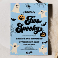 Two Spooky Halloween 2nd Second Birthday Party