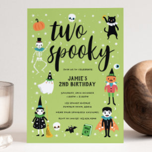 Two Spooky Halloween Invitation