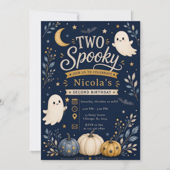 Two Spooky Invitation (Front)