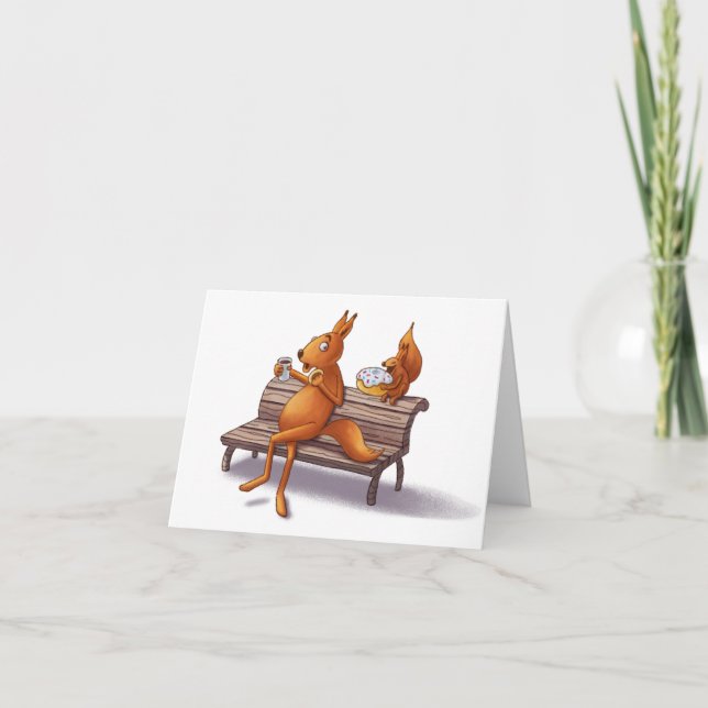 Two Squirrels Holiday Card (Front)