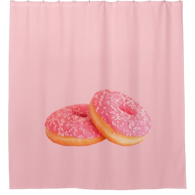 TWO STRAWBERRY DOUGHNUTS WITH SPRINKLES (Front)