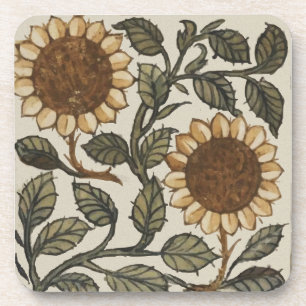 Two Sunflowers Coaster