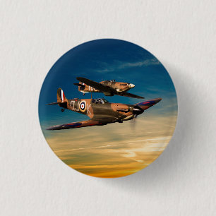 Two Supermarines 1 Inch Round Button