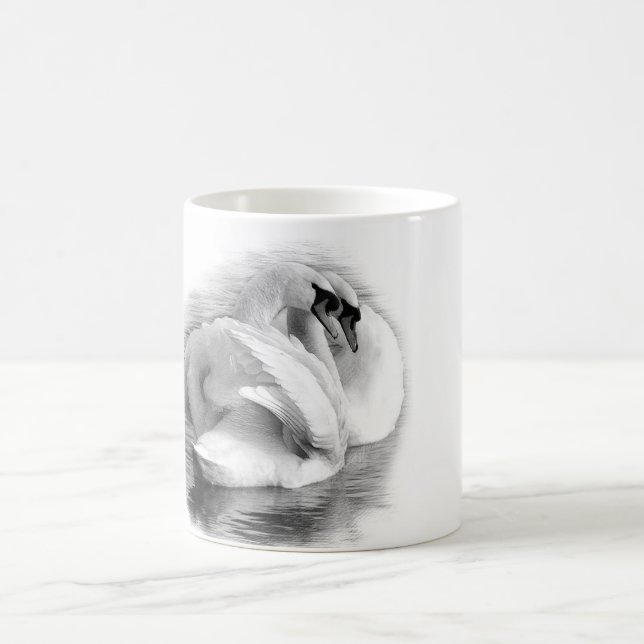 Two Swans Coffee Mug (Center)
