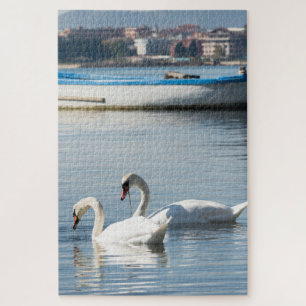 Two swans jigsaw puzzle