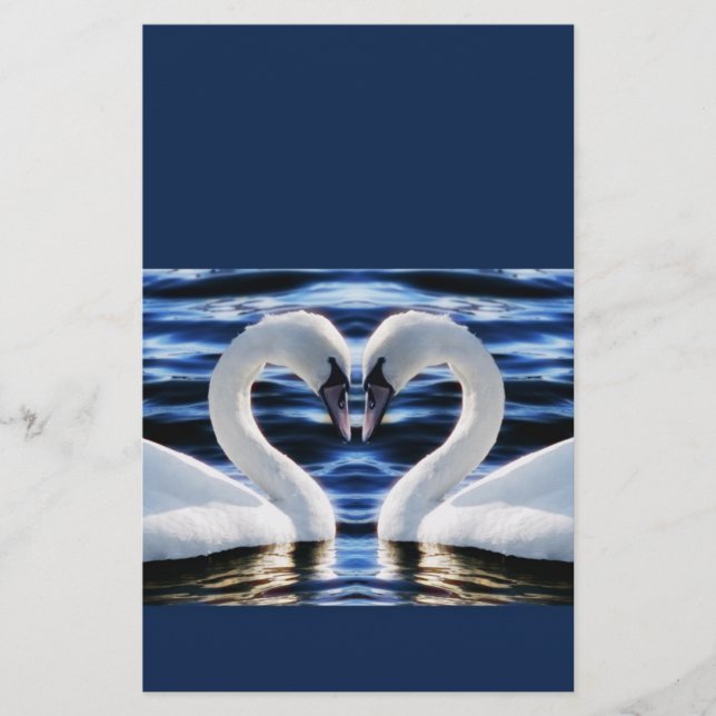 Two swans stationery (Front)