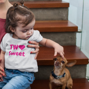 Two Sweet 2nd Birthday Baby T-Shirt