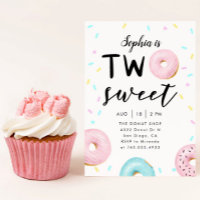 Two Sweet 2nd Doughnut Theme Birthday Party