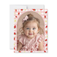 Two Sweet Berry Strawberry 2nd Birthday Photo