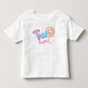 Two sweet Girl Doughnut Theme Cute Baby Bodysuit