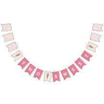 Two Sweet Pink Ice Cream Banner