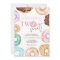 Two Sweet watercolor cute doughnuts 2nd birthday