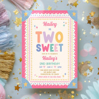Two Sweet Whimsical Girl 2nd Birthday Party