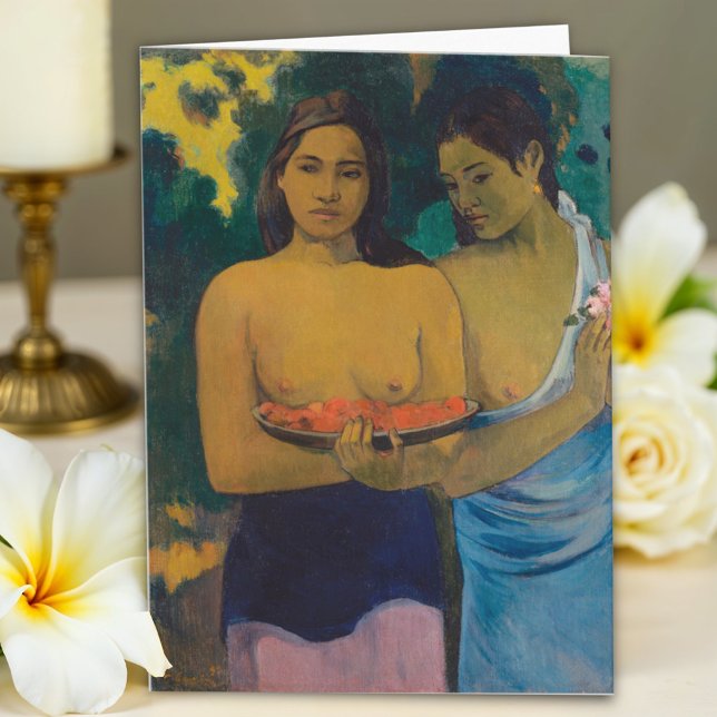 Two Tahitian Women by Paul Gauguin, Art Card (Creator Uploaded)