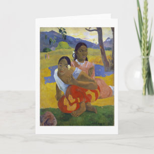 Two Tahitian Women, Gauguin Card
