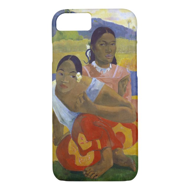 Two Tahitian Women, Gauguin Case-Mate iPhone Case (Back)
