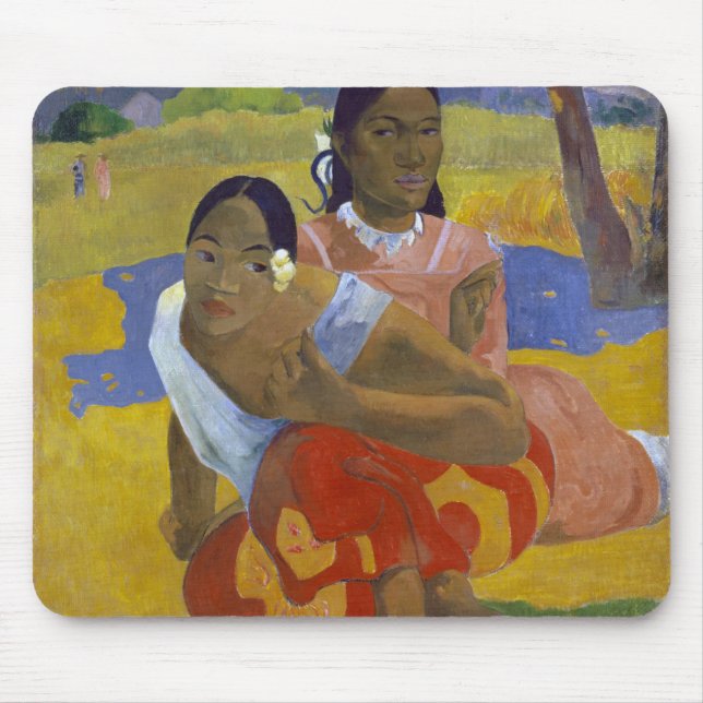 Two Tahitian Women, Gauguin Mouse Pad (Front)