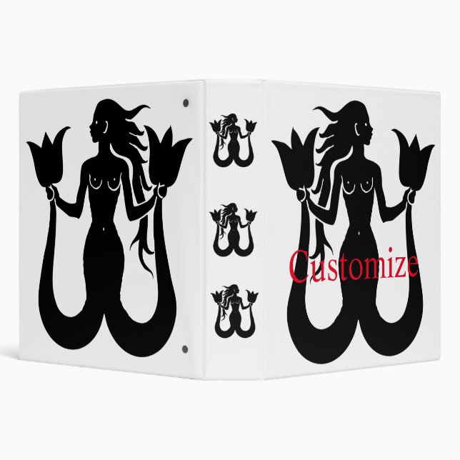  Two-Tail Mermaid Silhouette Thunder_Cove   Binder (Background)