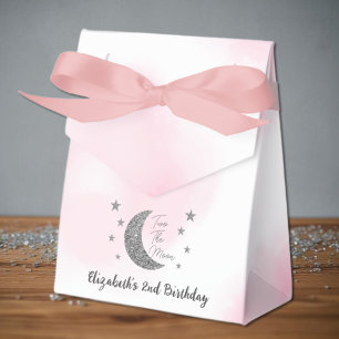 Two The Moon 2nd Birthday Favour Boxes