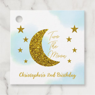 Two The Moon 2nd Birthday Favour Tags