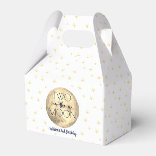 Two The Moon 2nd Birthday Party Favor Box