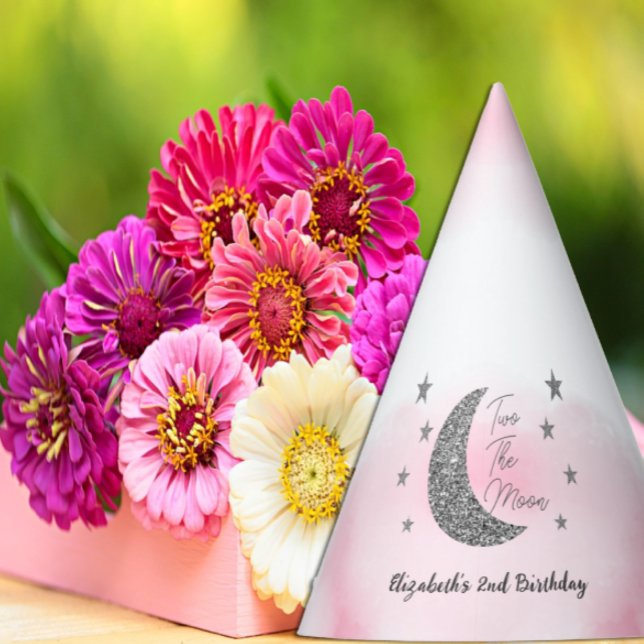 Two The Moon 2nd Birthday Party Hat (Creator Uploaded)