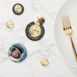 Two The Moon 2nd Birthday Party Photo Confetti