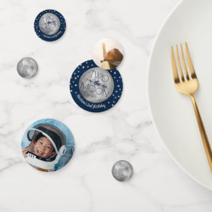 Two The Moon 2nd Birthday Party Photo Confetti