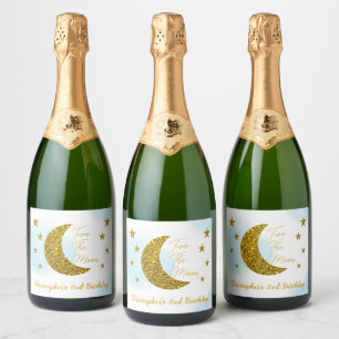 Two The Moon 2nd Birthday Sparkling Wine Label