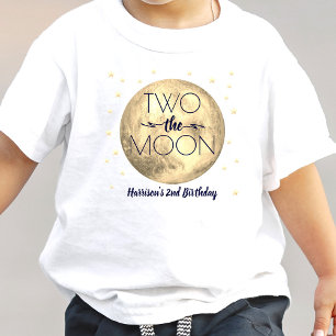 Two The Moon 2nd Birthday Toddler T-shirt