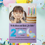 Two The Moon Photo Kids Birthday Foil Greeting Card<br><div class="desc">Celebrate your little star's big day with our dazzling "Two the Moon" Foil Greeting Card, perfect for a second birthday that's out of this world! Featuring shimmering foil accents and a sweet celestial theme of moons, stars, and rockets, this card is designed to make their special day shine. Add a...</div>