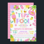 TWO the Pool Birthday Party Invitation<br><div class="desc">Perfect Invitation to celebrate the Special Birthday Honoree!</div>