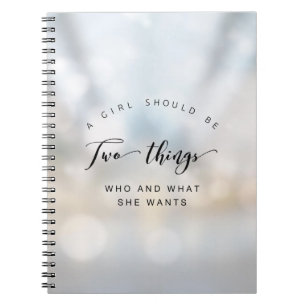 Two Things Notebook (80 Pages B&W)