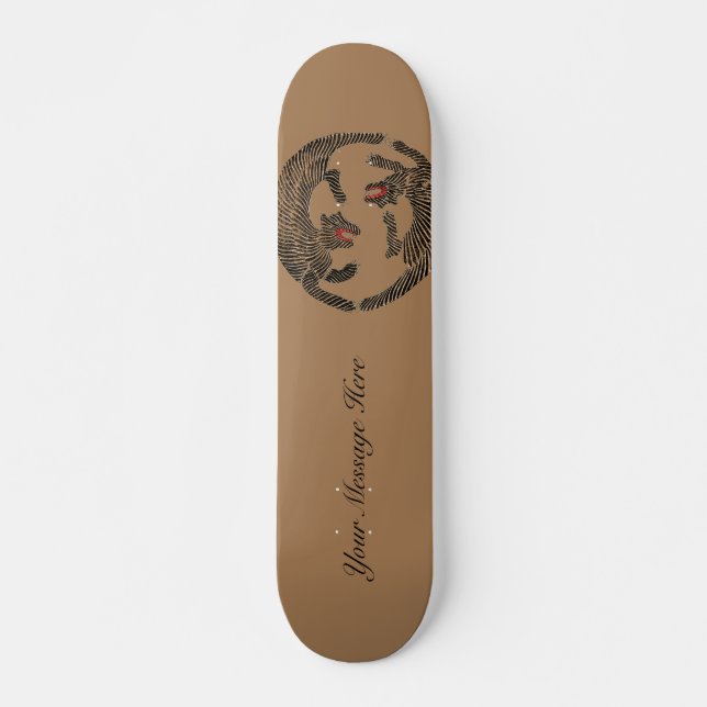 Two Tiger Illustration from Taguchi Tomoki Skateboard (Front)