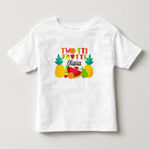 Two-tii frutti Second Birthday T-shirt For Girl