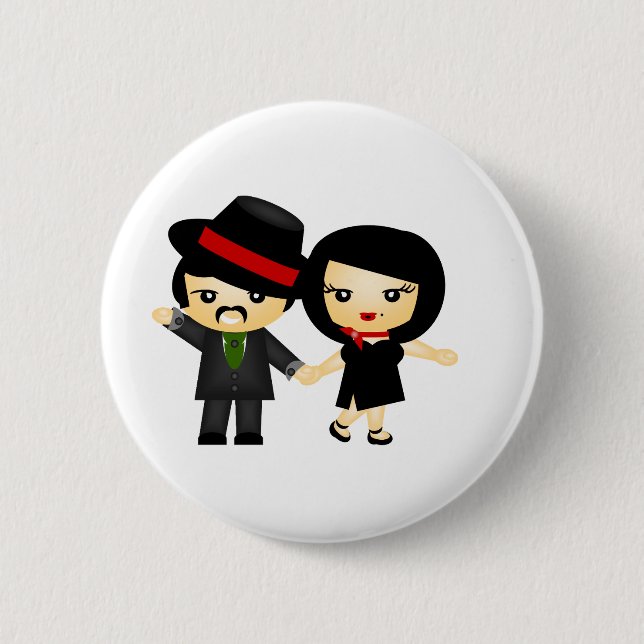 Two to Tango 2 Inch Round Button (Front)