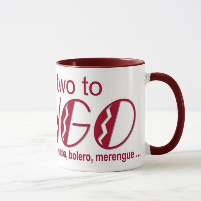 "Two to Tango" mug (Right)