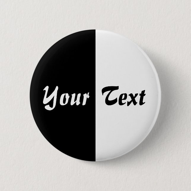 Two Tone - 01 - Vertical 2 Inch Round Button (Front)