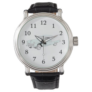 Two Tone 1955 Chevy Bel Air Illustration Watch