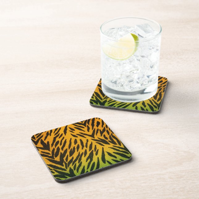 Two Tone Animal Print Coaster (Right Side)