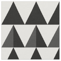 Two Tone Black + White Triangles