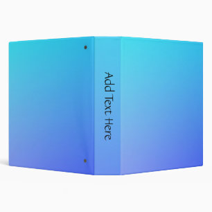 Two Tone Blue Colour Combination personal Binder