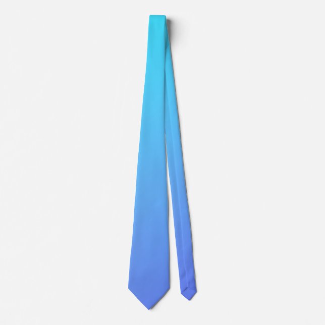 Two Tone Blue Colour Combination   Tie (Front)