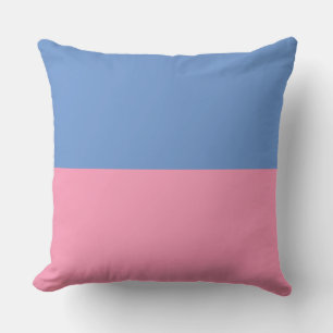 Two Tone Blue & Pink Nursery Cushion