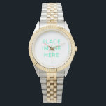 Two-Tone Bracelet Watch<br><div class="desc">Two-Tone Bracelet Watch</div>